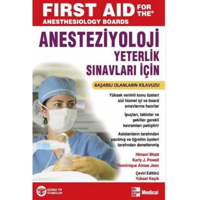 Anesteziyoloji Yandal ve Yeterlilik Sınavlarına Hazırlık Anesteziyoloji Yandal ve Yeterlilik Sınavlarına Hazırlık